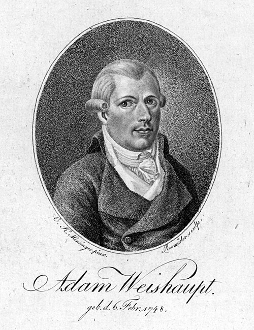 Porträt von Adam Weishaupt