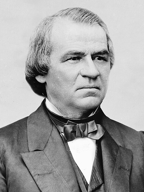 Porträt von Andrew Johnson