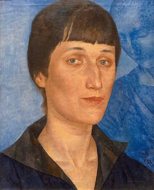 Porträt von Anna Andrejewna Achmatowa