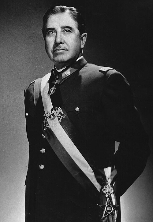 Porträt von Augusto Pinochet