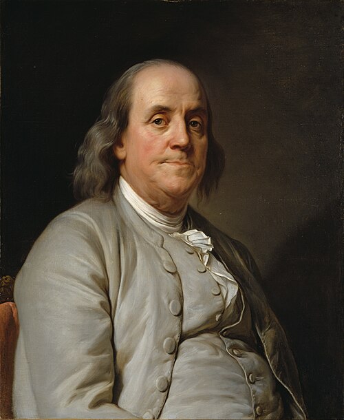Porträt von Benjamin Franklin