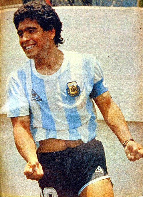 Porträt von Diego Maradona
