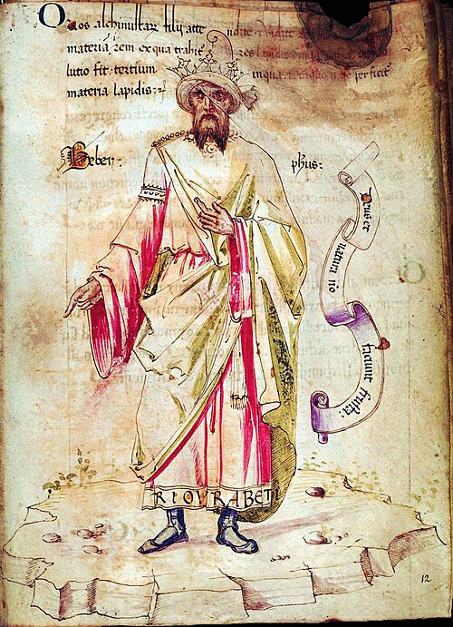 Porträt von Dschābir ibn Ḥayyān