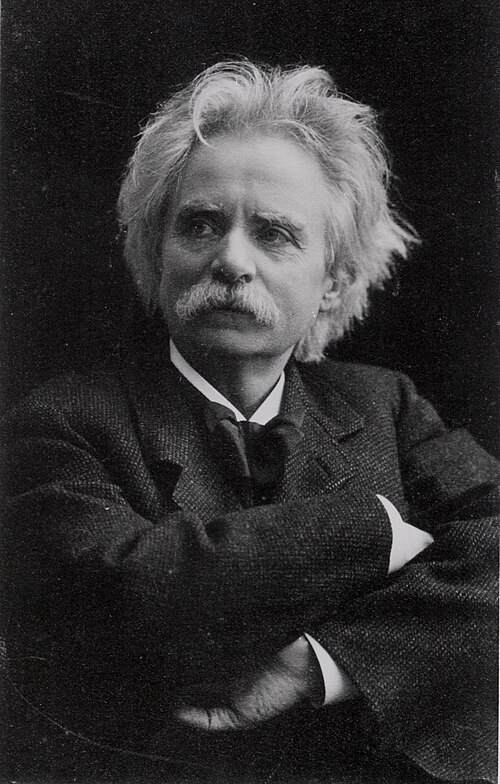 Porträt von Edvard Grieg