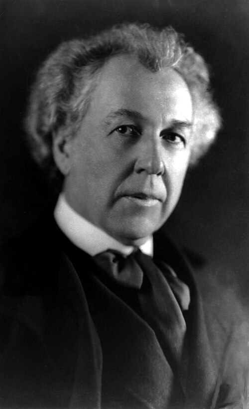 Porträt von Frank Lloyd Wright