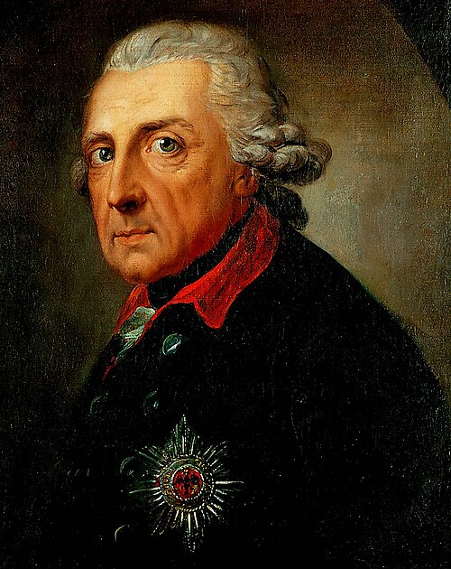 Porträt von Friedrich II. von Preußen
