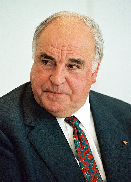 Porträt von Helmut Kohl