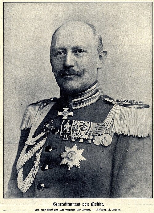 Porträt von Helmuth Johannes Ludwig von Moltke