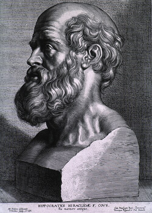 Porträt von Hippokrates von Kos