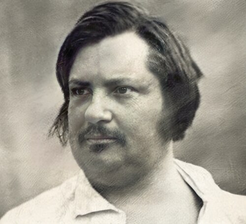 Porträt von Honoré de Balzac