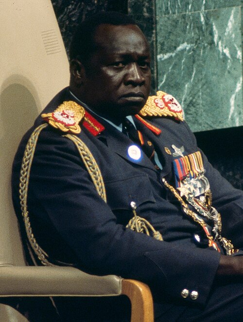 Porträt von Idi Amin
