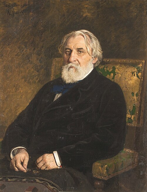 Porträt von Iwan Sergejewitsch Turgenew