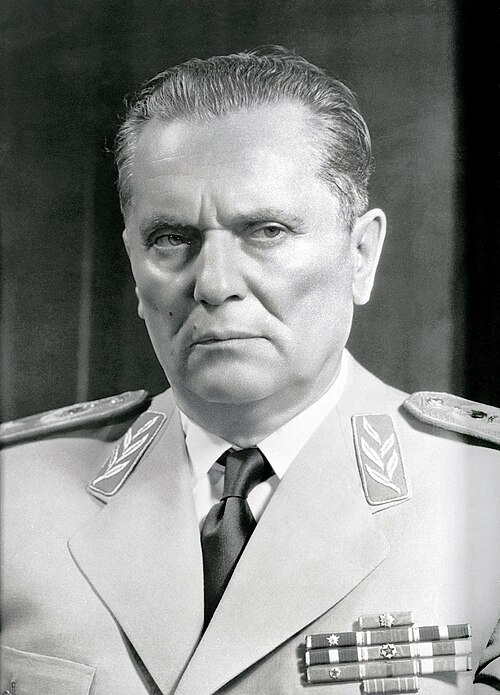 Porträt von Josip Broz