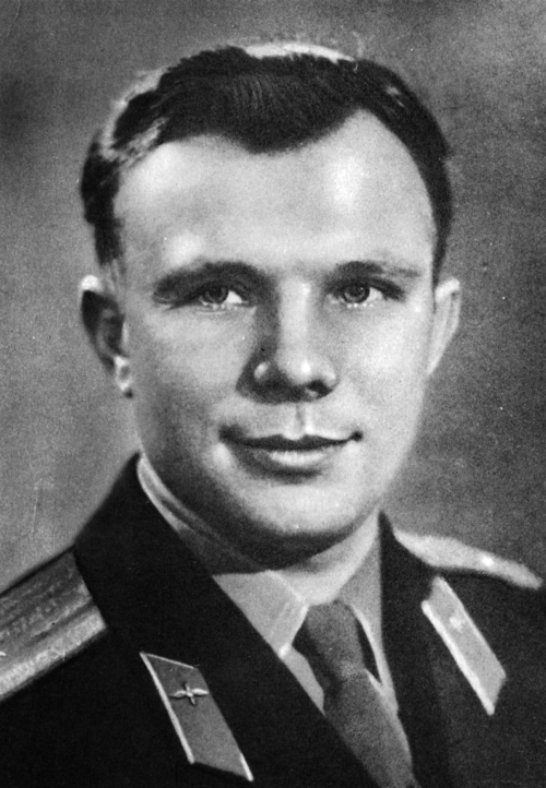 Porträt von Juri Alexejewitsch Gagarin