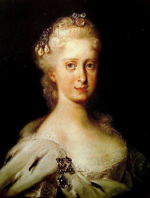 Porträt von Maria Josepha von Österreich