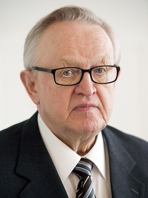 Porträt von Martti Ahtisaari