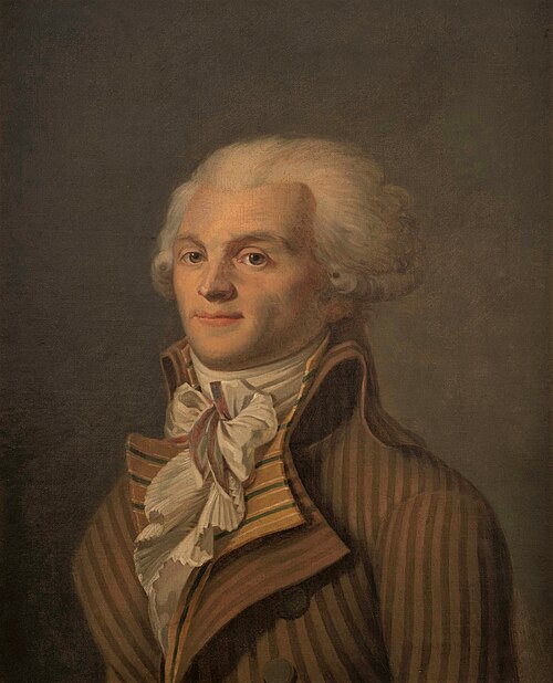 Porträt von Maximilien de Robespierre