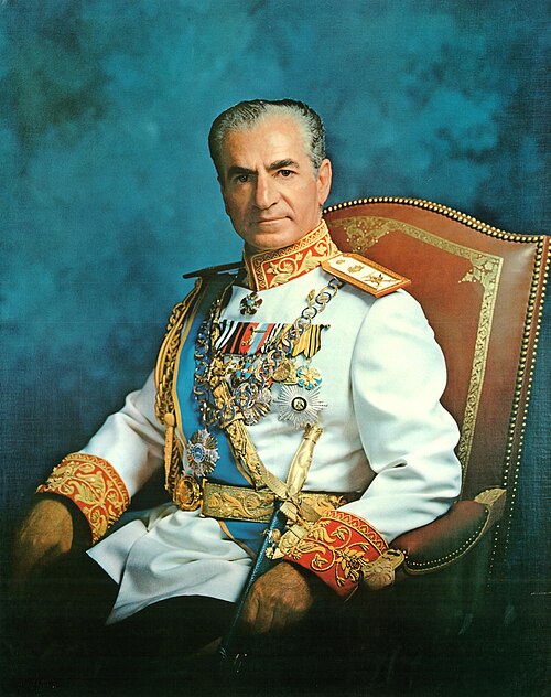 Porträt von Mohammad Reza Pahlavi