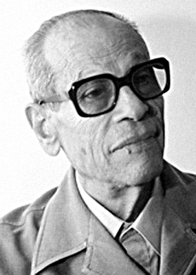 Porträt von Nagib Mahfuz