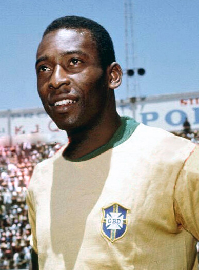 Porträt von Pelé