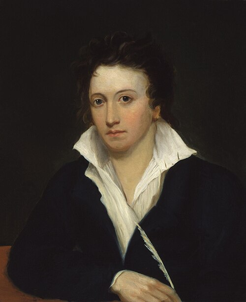 Porträt von Percy Bysshe Shelley