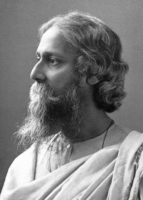 Porträt von Rabindranath Tagore