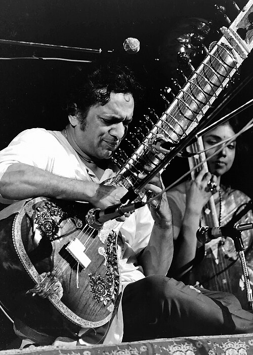 Porträt von Ravi Shankar